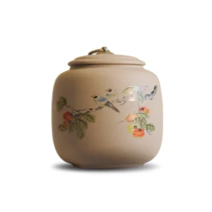 کنیسر چای سرامیکی دست ساز ژاپنی | ضد رطوبت - طرح شاخه درخت